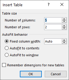 How to create a table in MS word in Hindi 3 insert table