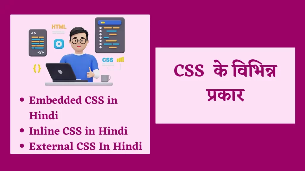 Types Of CSS In Hindi | सीएसएस कितने प्रकार के होते हैं? 2 Types Of CSS In Hindi
